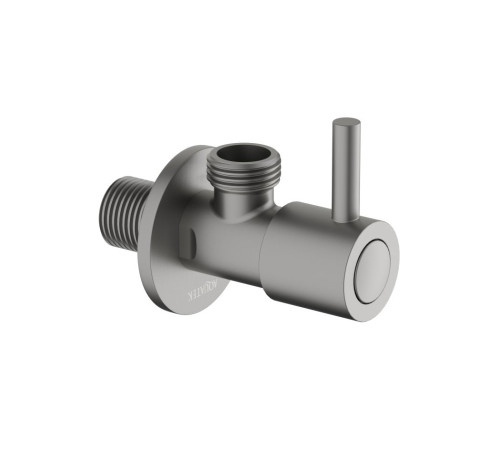 Угловой переходник Aquanet оружейная сталь AQ2451BGM