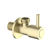 Угловой переходник Aquanet шлифованное золото AQ2451BG