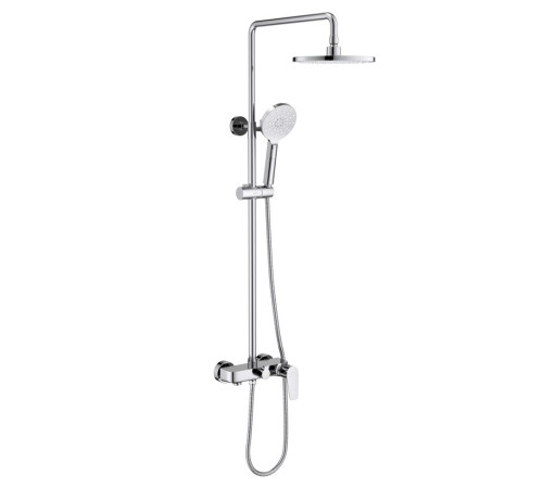 Душевая система со смесителем для ванны Aquanet Бетта 220 мм хром AQ2140CR