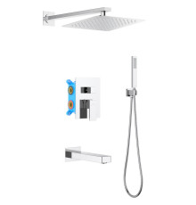 Душевой комплект Aquanet ЛИБРА Set 4 в 1 3 режима AQ1673CR