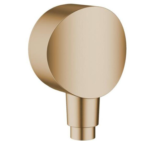 Шланговое подсоединение hansgrohe Fixfit S с обратным клапаном 1/2 бронза 26453140