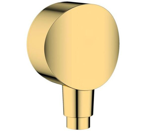 Шланговое подсоединение hansgrohe Fixfit S с обратным клапаном 1/2 золотой глянец 26453990