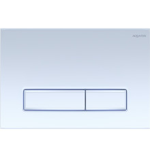 Панель смыва KDI Slim 009A белая глянец прямоугольная клавиша KDI-0000021