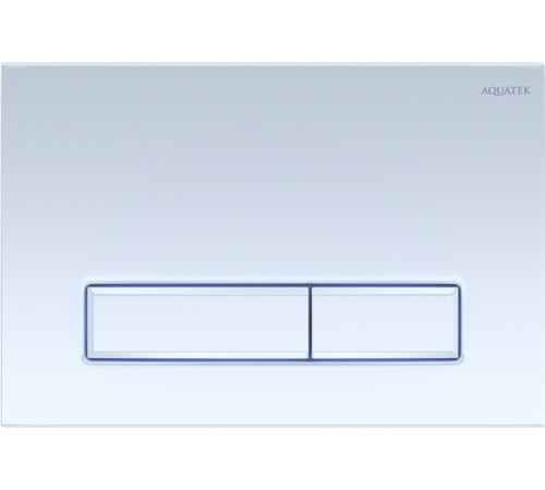 Панель смыва KDI Slim 009A белая глянец прямоугольная клавиша KDI-0000021