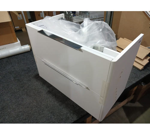 Тумба с раковиной Laufen Base 73.5х39х53 см подвесная 2 ящика белый матовый 4.0235.2.110.260.1 / 8.1028.5.000.104.1