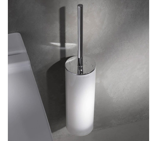 Хрустальная колба для туалетного ершика KEUCO EDITION 400 матовая хром 11564009000