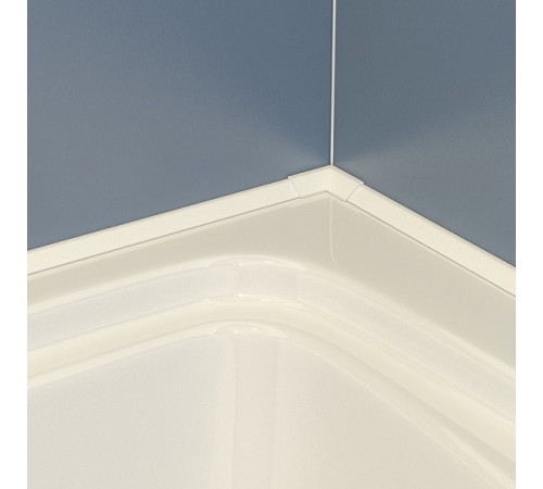 Комплект декоративных бордюров для ванн и поддонов Top Dekor 195 см белый глянцевый DEKOR-0000001