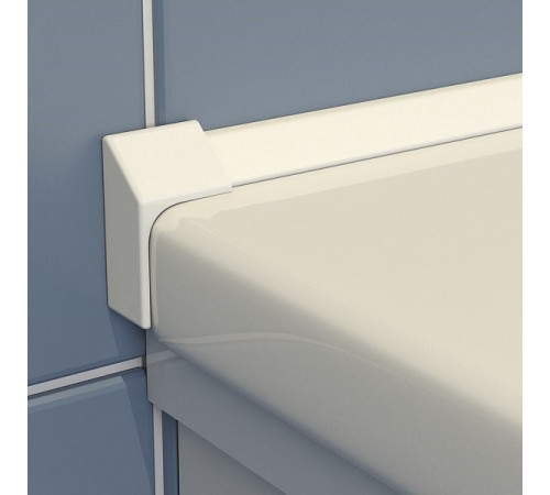 Комплект декоративных бордюров для ванн и поддонов Top Dekor 195 см белый глянцевый DEKOR-0000001