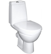 Унитаз-компакт безободковый Sanita Luxe Марс Бо Комфорт белый S1 WC.CC/Mars/2-DM.Rim/WHT.G/S1