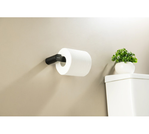 Держатель для туалетной бумаги Aquatek Лира матовый черный AQ4408MB