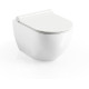 Сиденье для унитаза RAVAK Uni Chrome Slim белое X01550