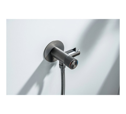 Комплект для гигиенического душа встроенный Aquatek Бетта Select оружейная сталь AQ1023BGM