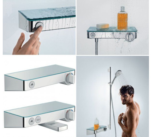 Смеситель для ванны термостатический Hansgrohe Ecostat Select хром 13151000