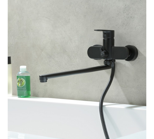 Набор смесителей 2 в 1 Aquanet Ника AQ1842MB/AQ2017MB AQ1833MB