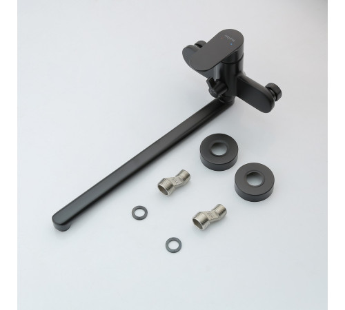 Набор смесителей 2 в 1 Aquanet Ника AQ1842MB/AQ2017MB AQ1833MB