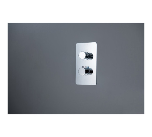 Смеситель термостатический для ванны Aquanet Европа 3 режима комплект со скрытой частью хром AQ1393CR