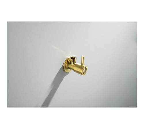Угловой переходник Aquanet шлифованное золото AQ2451BG