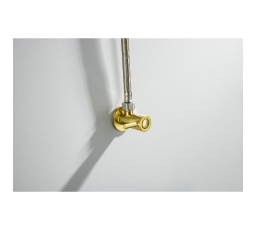 Угловой переходник Aquanet шлифованное золото AQ2451BG