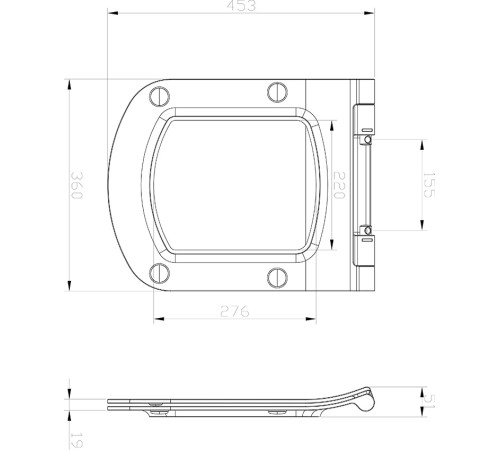 Сиденье для унитаза RAVAK Classic Slim белое X01673