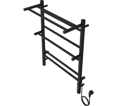 Полотенцесушитель электрический Aquatek Альфа П7 500х700 мм черный муар AQ EL RRP0770BL