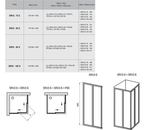 Душевая дверь одноэлементная Ravak Pivot PDOP1-80 блестящий транспарент 03G40C00Z1