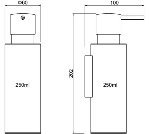Дозатор для жидкого мыла Aquanet Оберон хром AQ4205CR