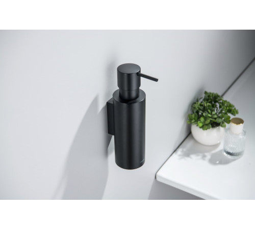 Дозатор для жидкого мыла Aquanet Оберон матовый черный AQ4205MB