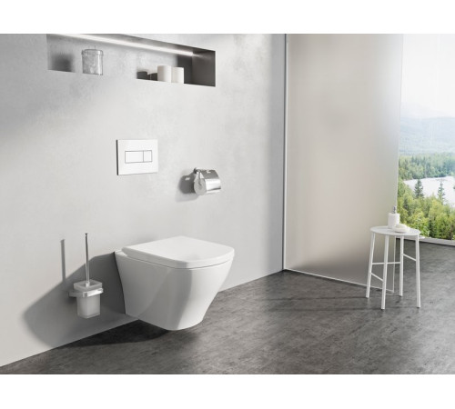 Унитаз подвесной безободковый RAVAK Classic RimOff белый X01671