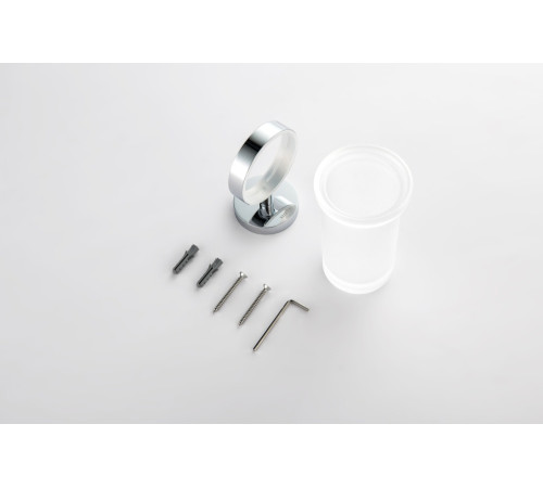 Стакан с держателем Aquanet Европа хром AQ4104CR