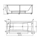 Ванна акриловая Aquatek Либра 150х70 см LIB150-0000053