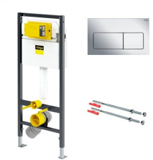 Комплект инсталляция Viega Prevista Dry 1120x490 мм крепления панель Visign for Life 5 8524.10 792824