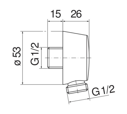 Шланговое подсоединение Paffoni золото AD150GDP