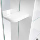Зеркало-шкаф Santek Лира 600х700х235 мм белый LRSAMR65018W1