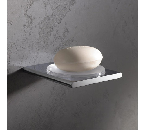 Держатель с мыльницей из хрусталя KEUCO EDITION 400 хром 11555019000