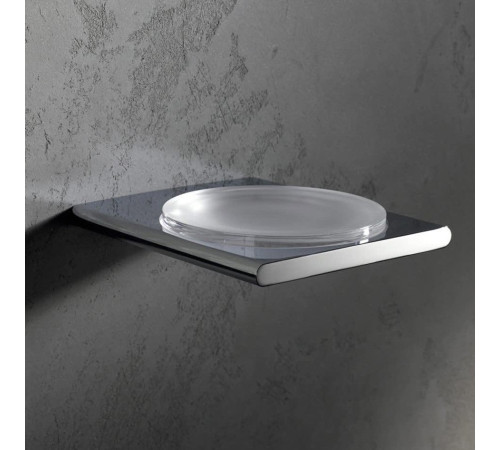 Держатель с мыльницей из хрусталя KEUCO EDITION 400 хром 11555019000