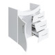 Тумба под раковину напольная Santek Лира 65 611х720х336 мм белая LRSACW65015F1