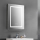 Зеркальный шкаф AQUATON 1000x700x133 мм алюминиевый круговая подсветка антизапотевание AQ7104-MLC
