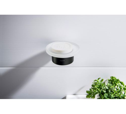 Мыльница Aquatek Лира матовый черный AQ4403MB