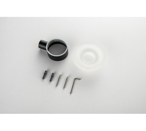 Мыльница Aquatek Лира матовый черный AQ4403MB