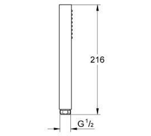 Душевая система GROHE Euphoria Cube 150 с переключателем без смесителя хром 27696000