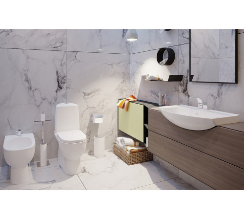 Умывальник Sanita Luxe Best 85 см Белый WB.FN/Best/85-C/WHT.G/S1