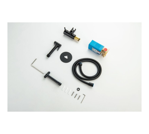 Комплект для гигиенического душа встроенный Aquatek Европа матовый черный AQ1021MB