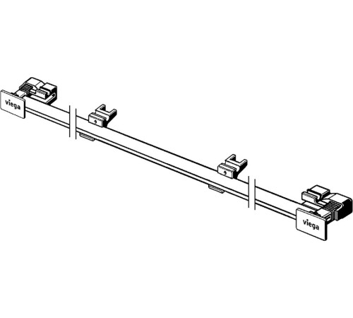 Дизайн-вставка для душевого лотка Viega Advantix Vario глянцевая 736576