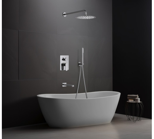 Душевой комплект 4 в 1 Aquanet Oberon 3 режима хром AQ1273CR