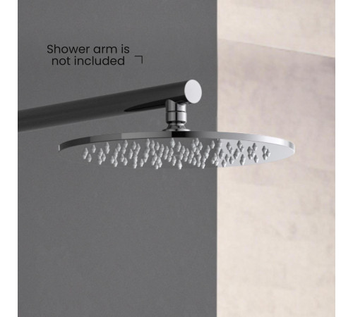 Верхний душ Aquanet AQ2077CR круглый 250х7 мм хром AQ2077CR