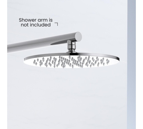 Верхний душ Aquanet AQ2077CR круглый 250х7 мм хром AQ2077CR