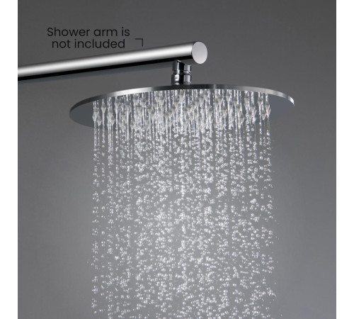 Верхний душ Aquanet AQ2077CR круглый 250х7 мм хром AQ2077CR