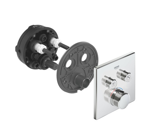 Термостат для душа GROHE Grohtherm SmartControl внешняя часть на 2 выхода хром 29124000