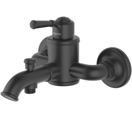 Смеситель для ванны Aquanet Классик матовый черный AQ1540MB