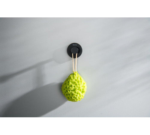 Крючок Aquanet Бетта матовый черный AQ4601MB